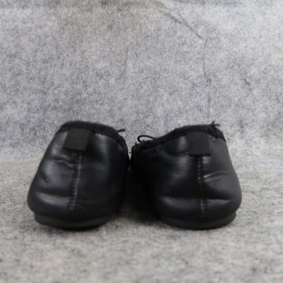 Cat & Jack Shoes Girls 1 Ballet Flats Slip On Bow Black Casual Classic Kids - Picture 7 of 16